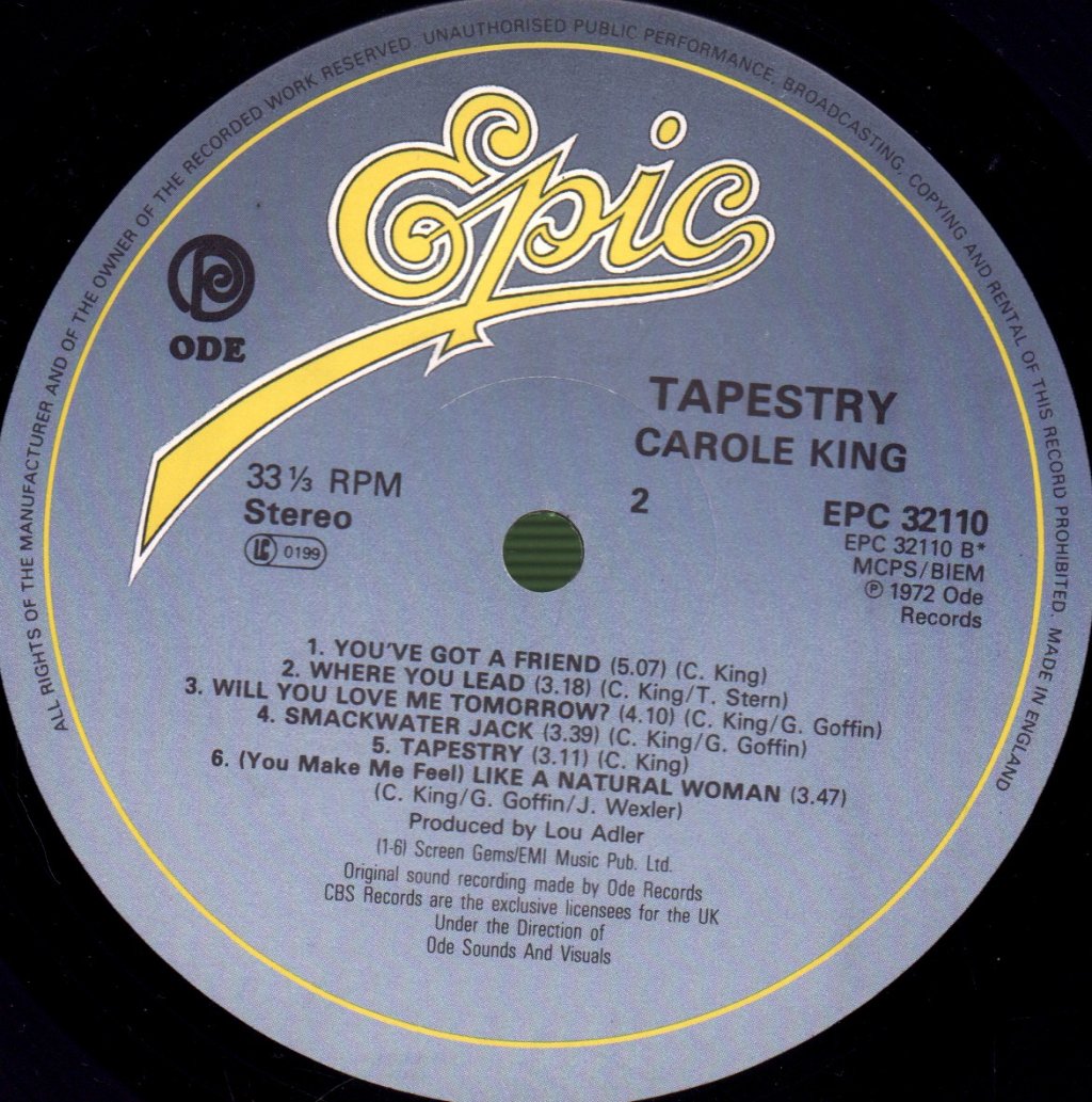 Carole King - Tapestry - Lp