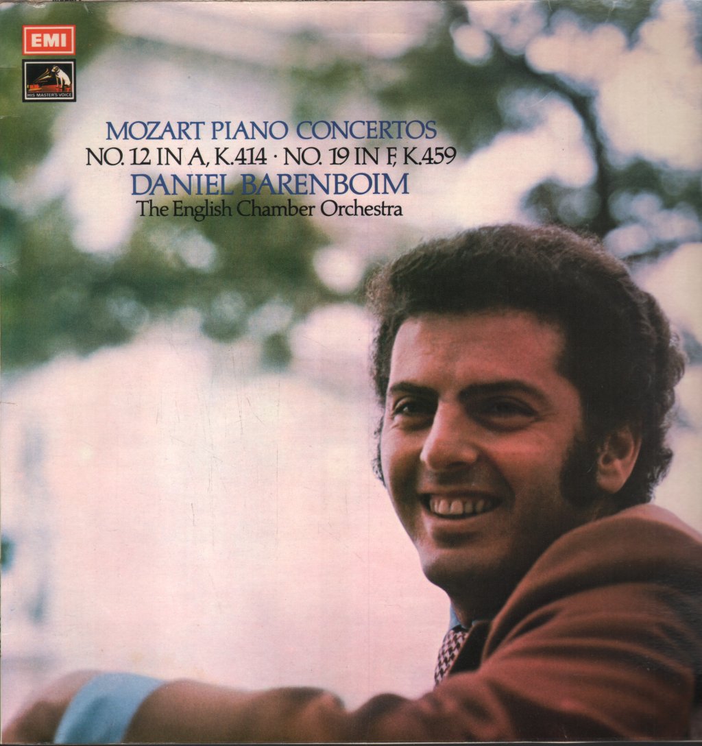 Daniel Barenboim / English Chamber Orchestra - Mozart - Piano Concertos: No. 12 In A, K.414 · No. 19 In F, K.459 - Lp