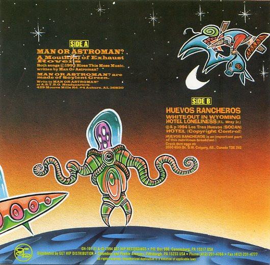 Man Or Astroman / Huevos Rancheros - Various Boss Sounds From Beyond The Far Reaches...And Then Some! - 7 Inch