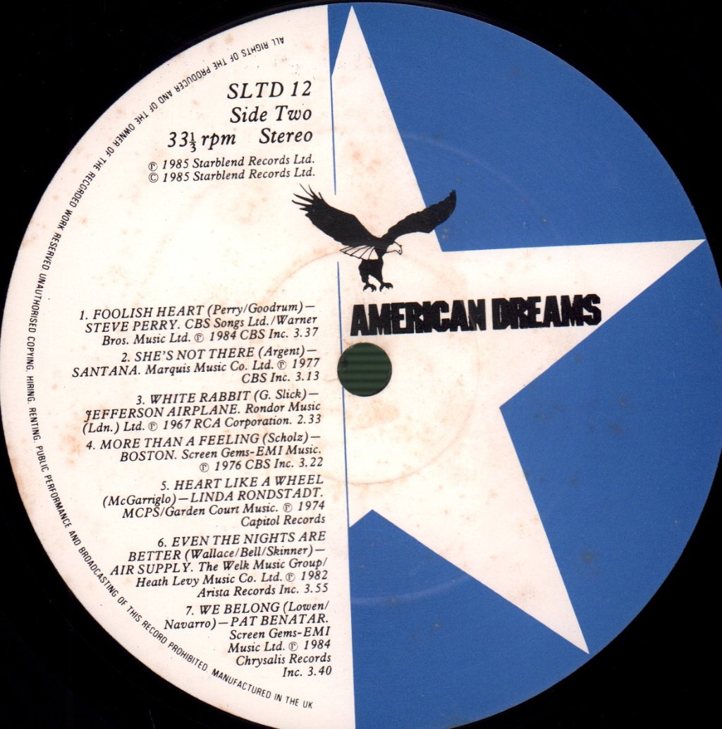 Various Artists - American Dreams - Lp