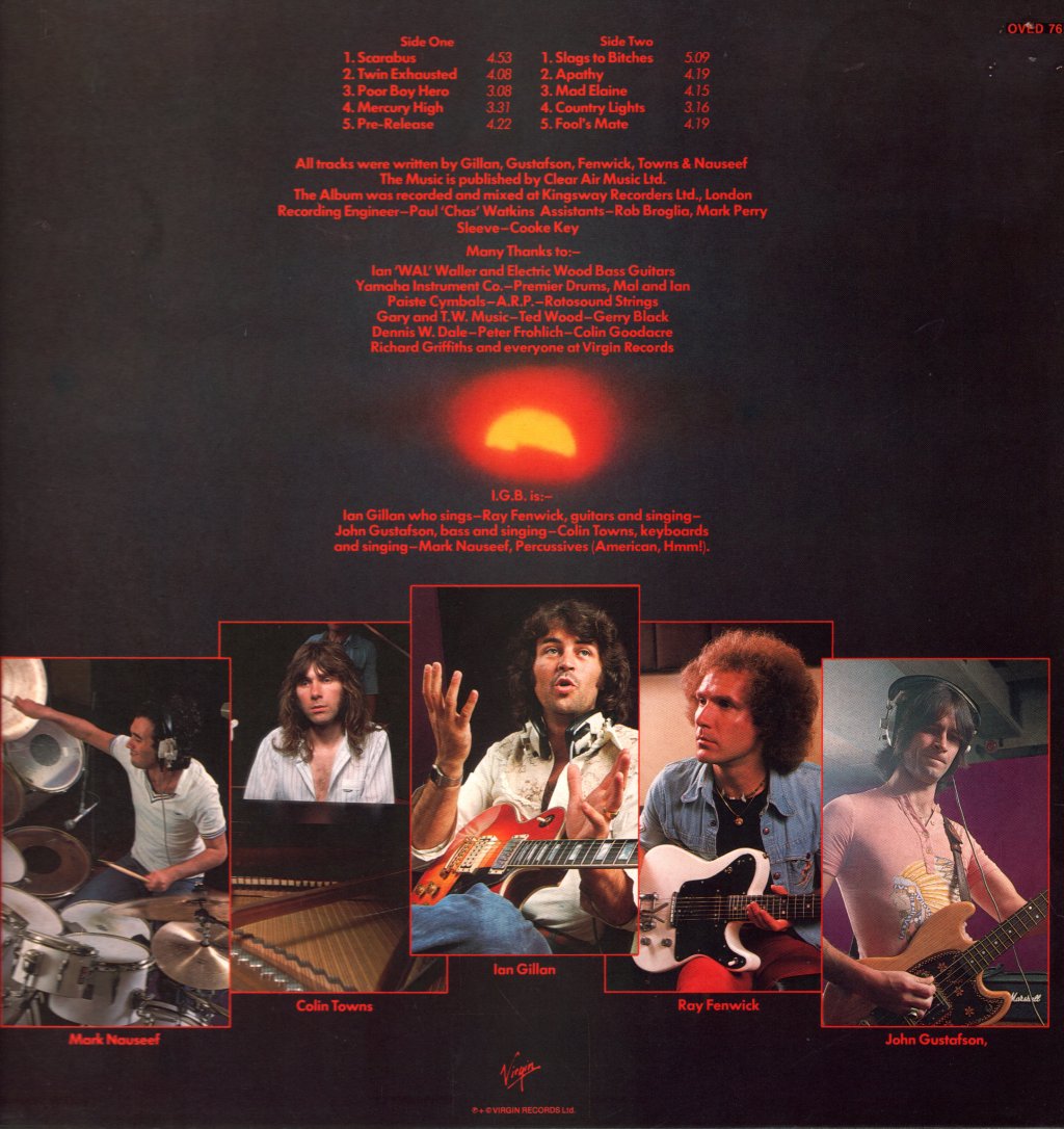 Ian Gillan Band - Scarabus - Lp
