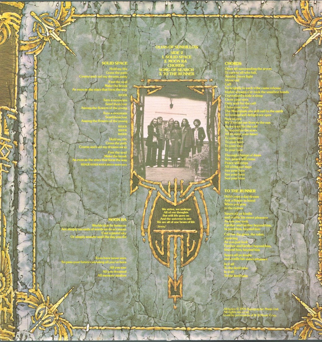 Jon Anderson - Olias Of Sunhillow - Lp