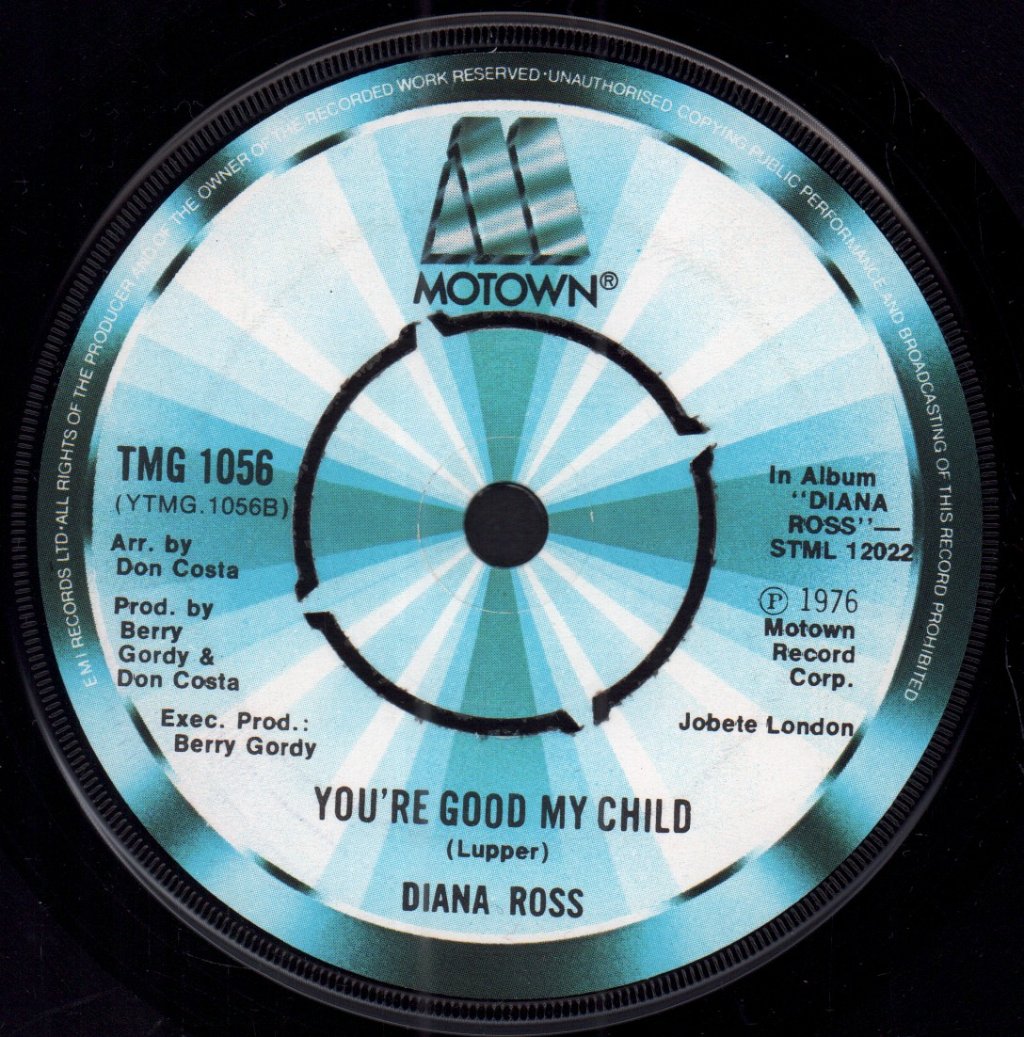 Diana Ross - One Love In My Lifetime - 7 Inch