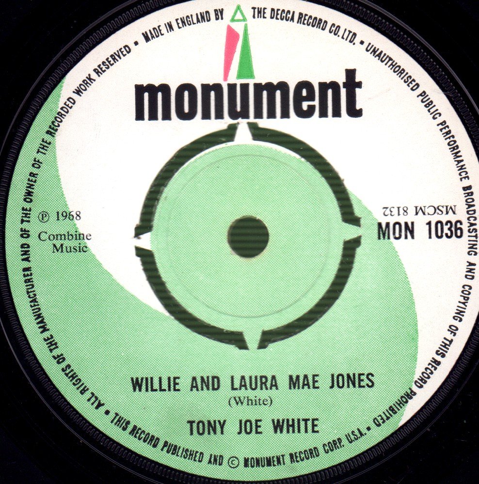 Tony Joe White - Willie and Laura Mae Jones - 7 Inch