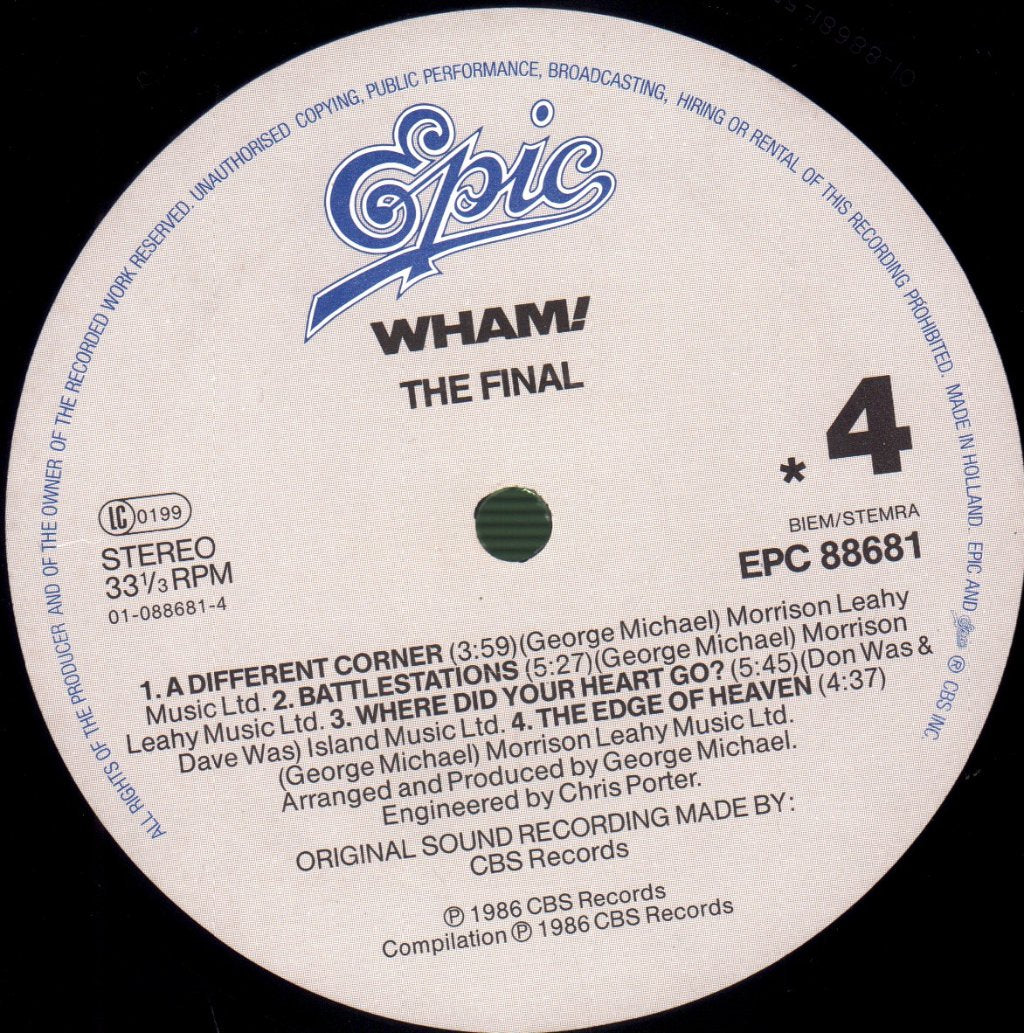 Wham - Final - Double Lp