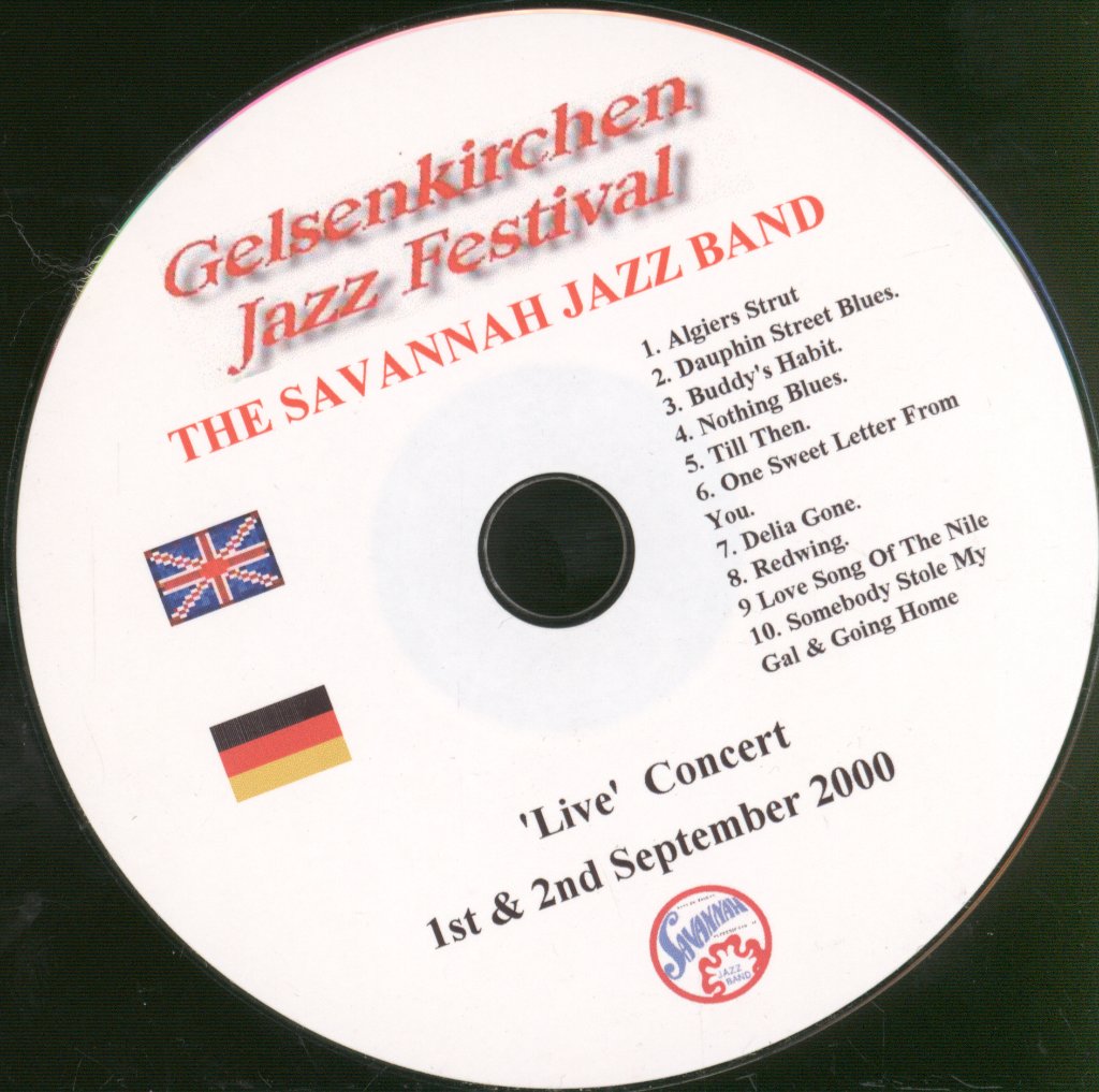 Savannah Jazz Band - Live At Gelsenkirchen Jazz Festival 2000 - Cdr