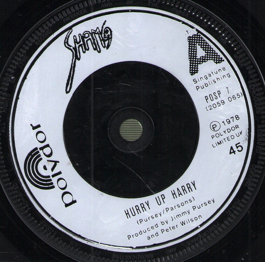 Sham 69 - Hurry Up Harry - 7 Inch