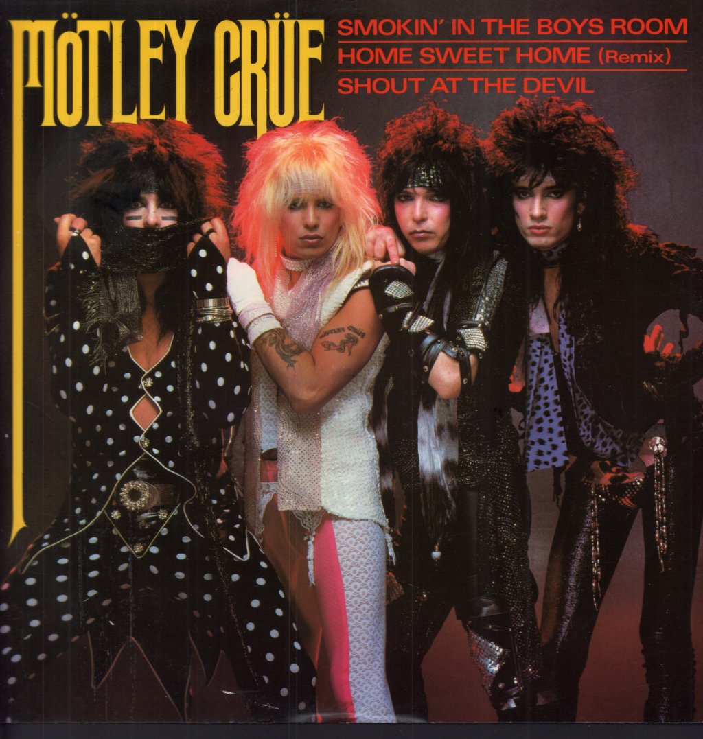 Motley Crue - Smokin In The Boys Room - 12 Inch