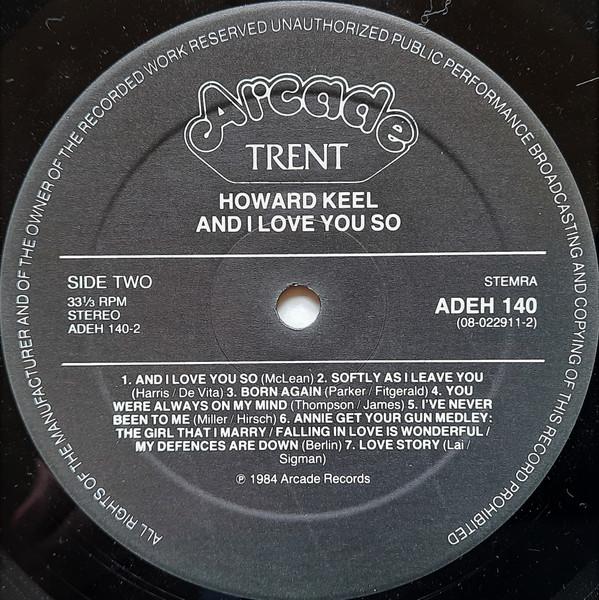 Howard Keel - And I Love You So - Lp