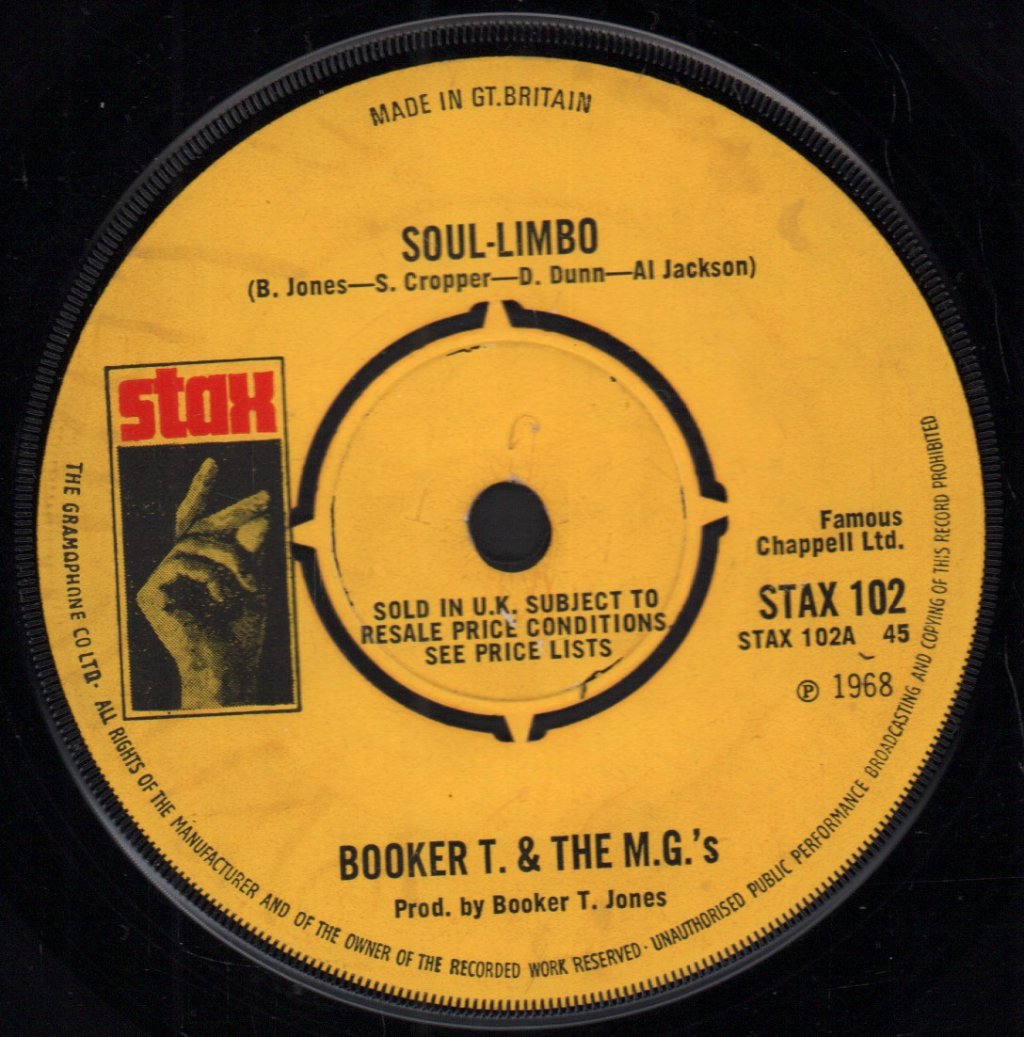 Booker T & The MG's - Soul Limbo - 7 Inch