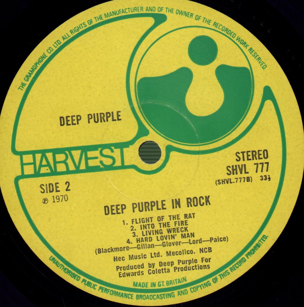 Deep Purple - In Rock - Lp