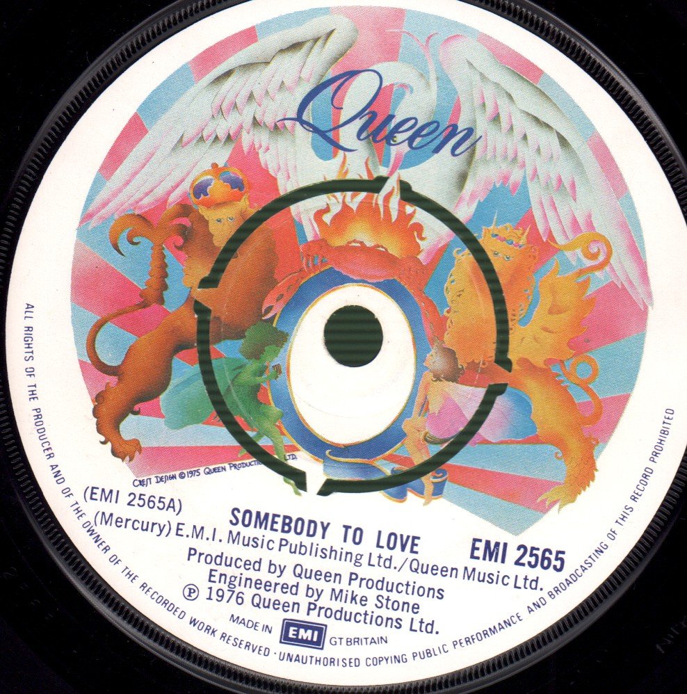 Queen - Somebody To Love - 7 Inch