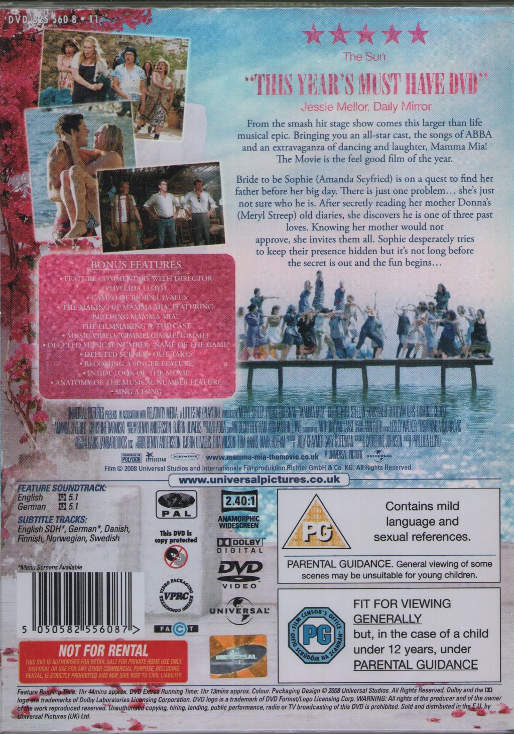 Mamma Mia - Movie - Dvd