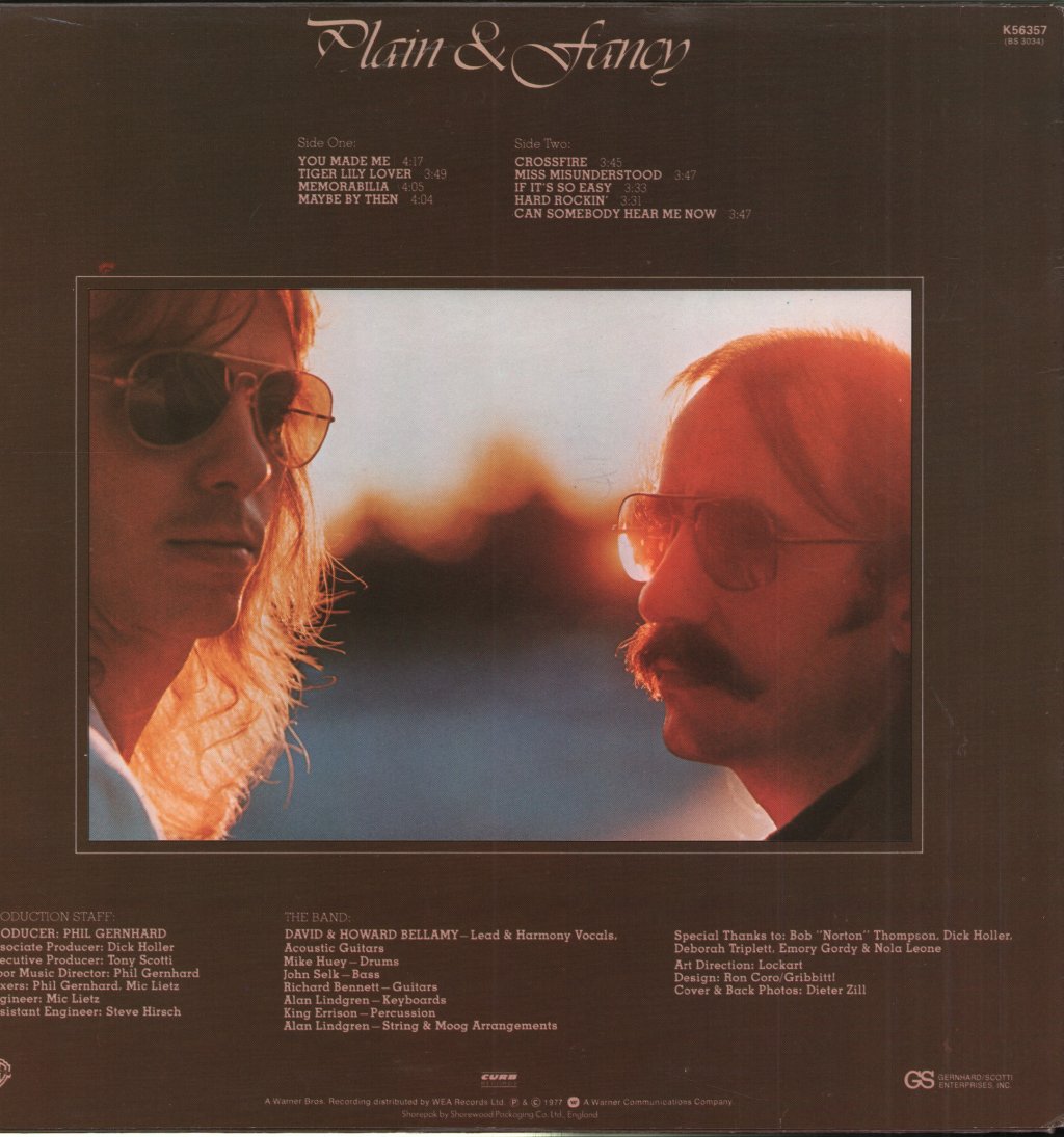 Bellamy Brothers - Plain And Fancy - Lp