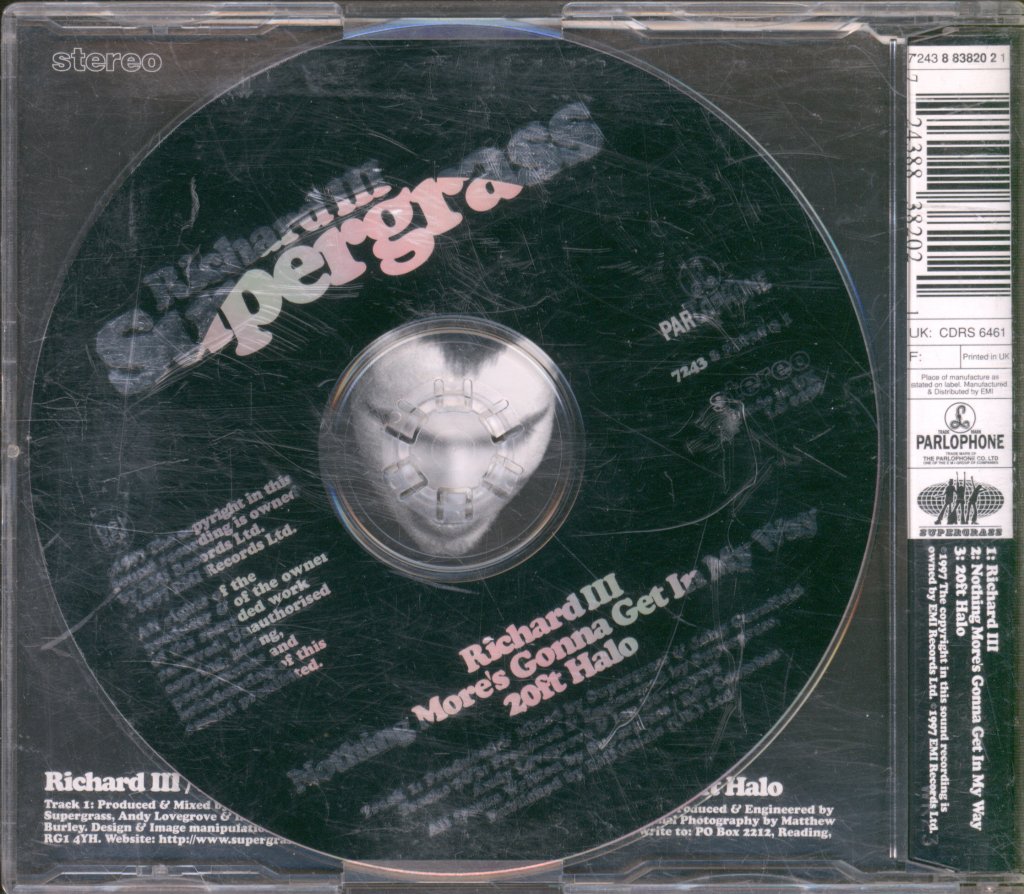 Supergrass - Richard III - Cd