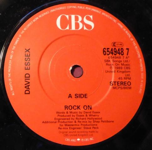 David Essex - Rock On (A Shep Pettibone Remix) - 7 Inch