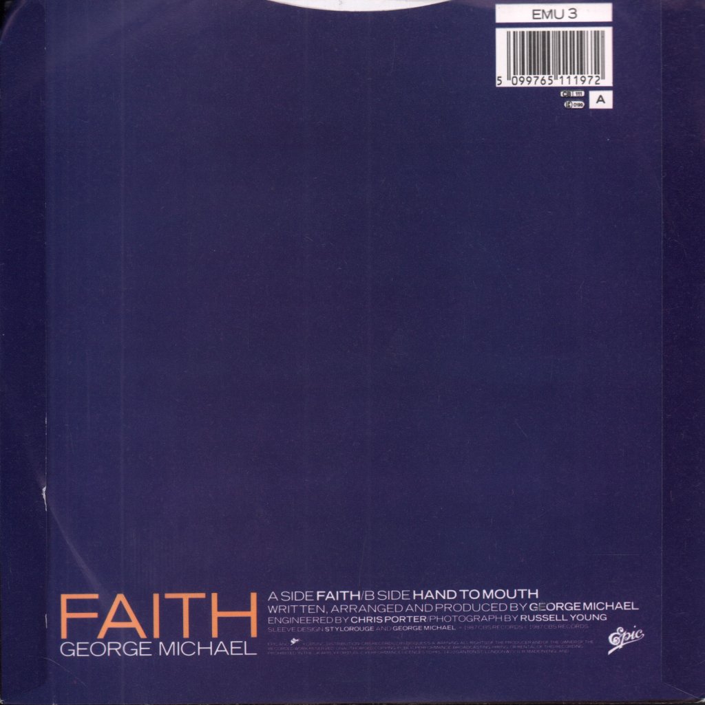 George Michael - Faith - 7 Inch