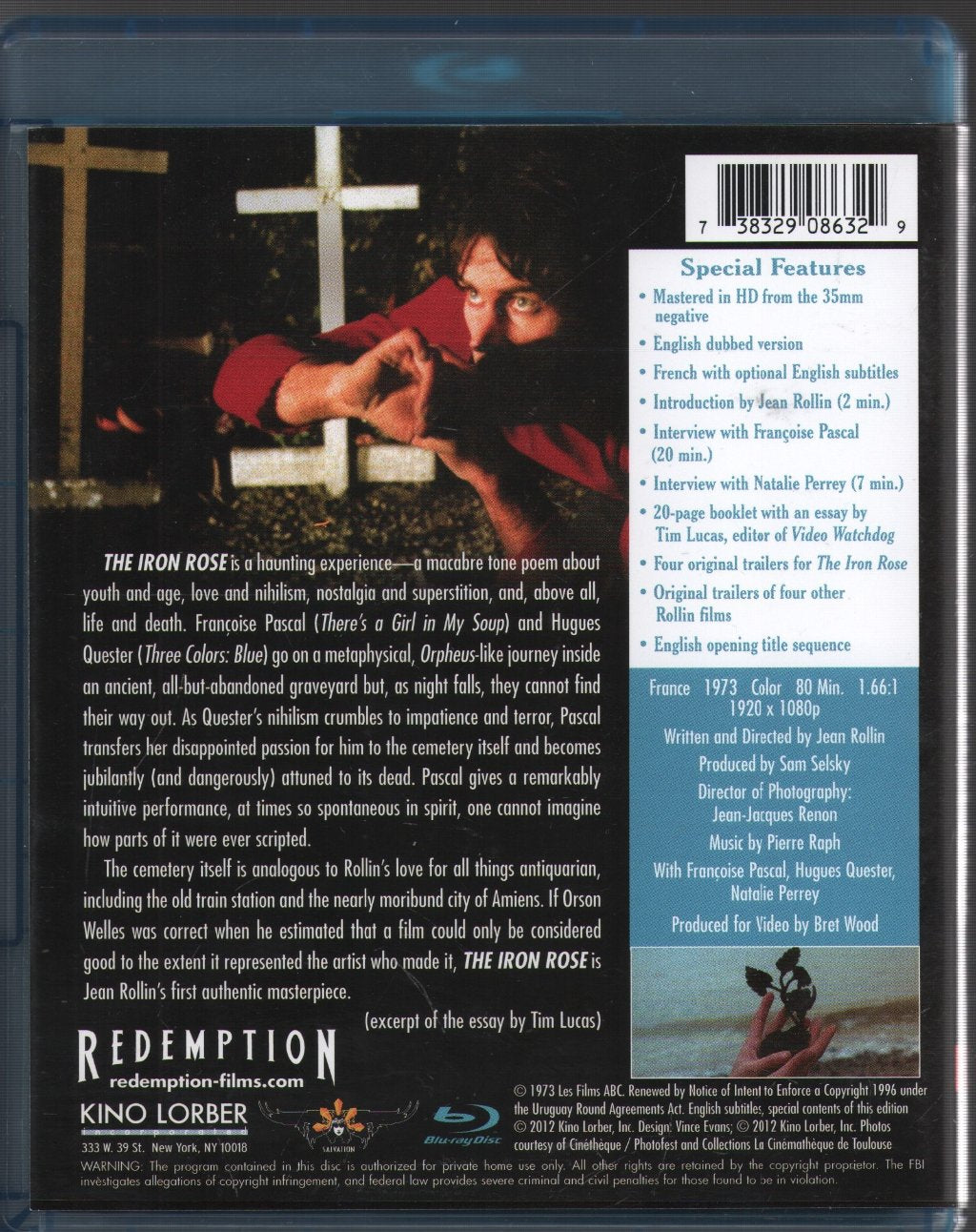 Jean Rollin - Iron Rose - Blu-Ray