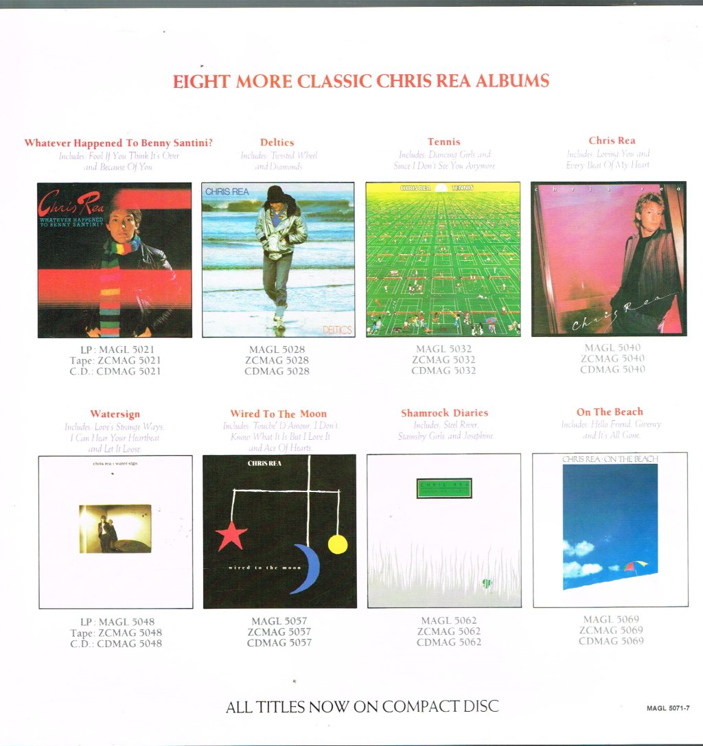 Chris Rea - Dancing With Strangers - Lp