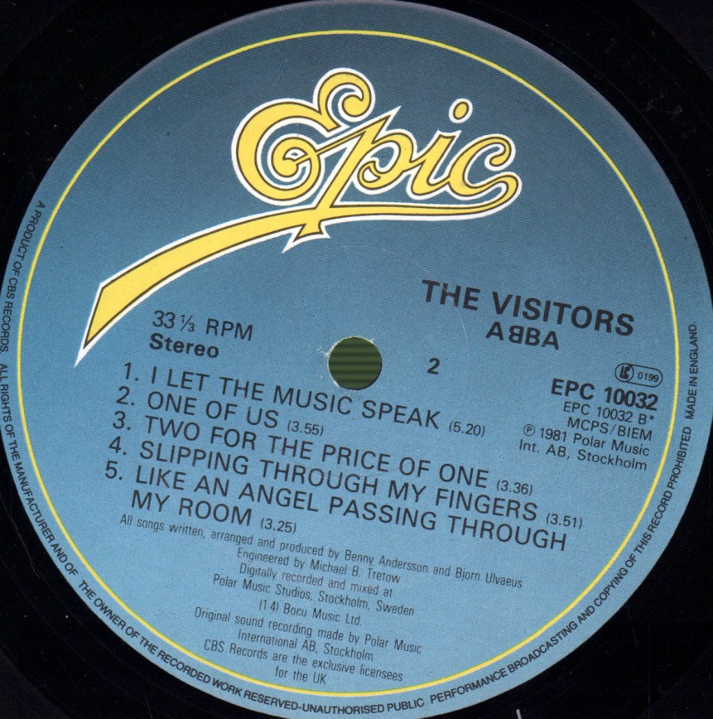 ABBA - Visitors - Lp
