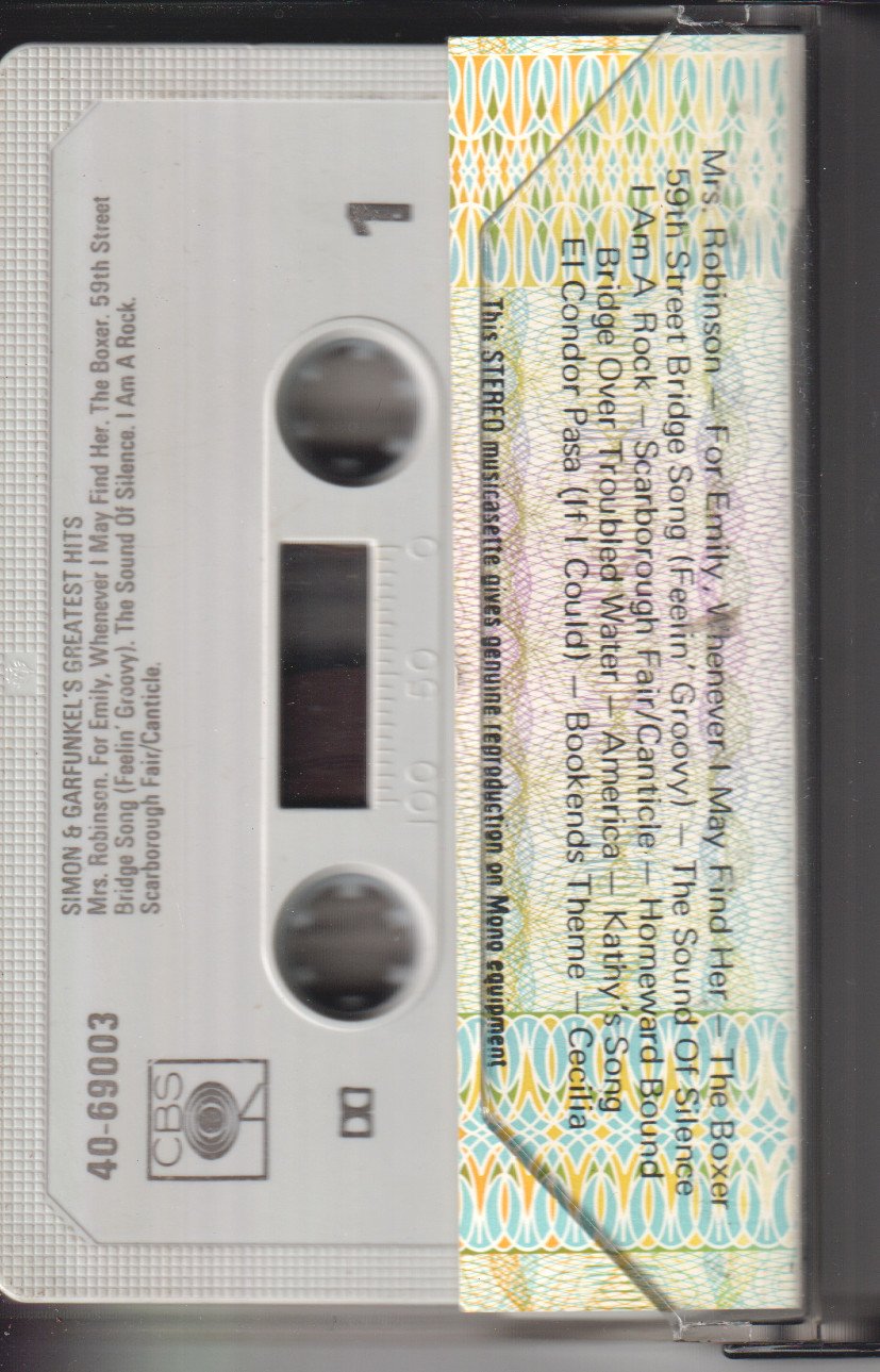 Simon & Garfunkel - Greatest Hits - Cassette