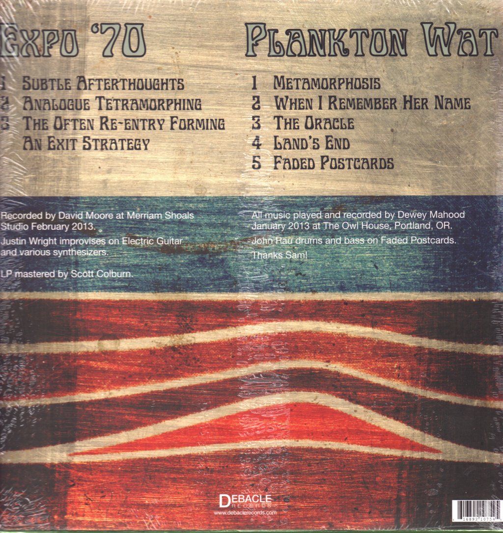 Expo '70 / Plankton Wat - Expo '70 / Plankton Wat - Lp