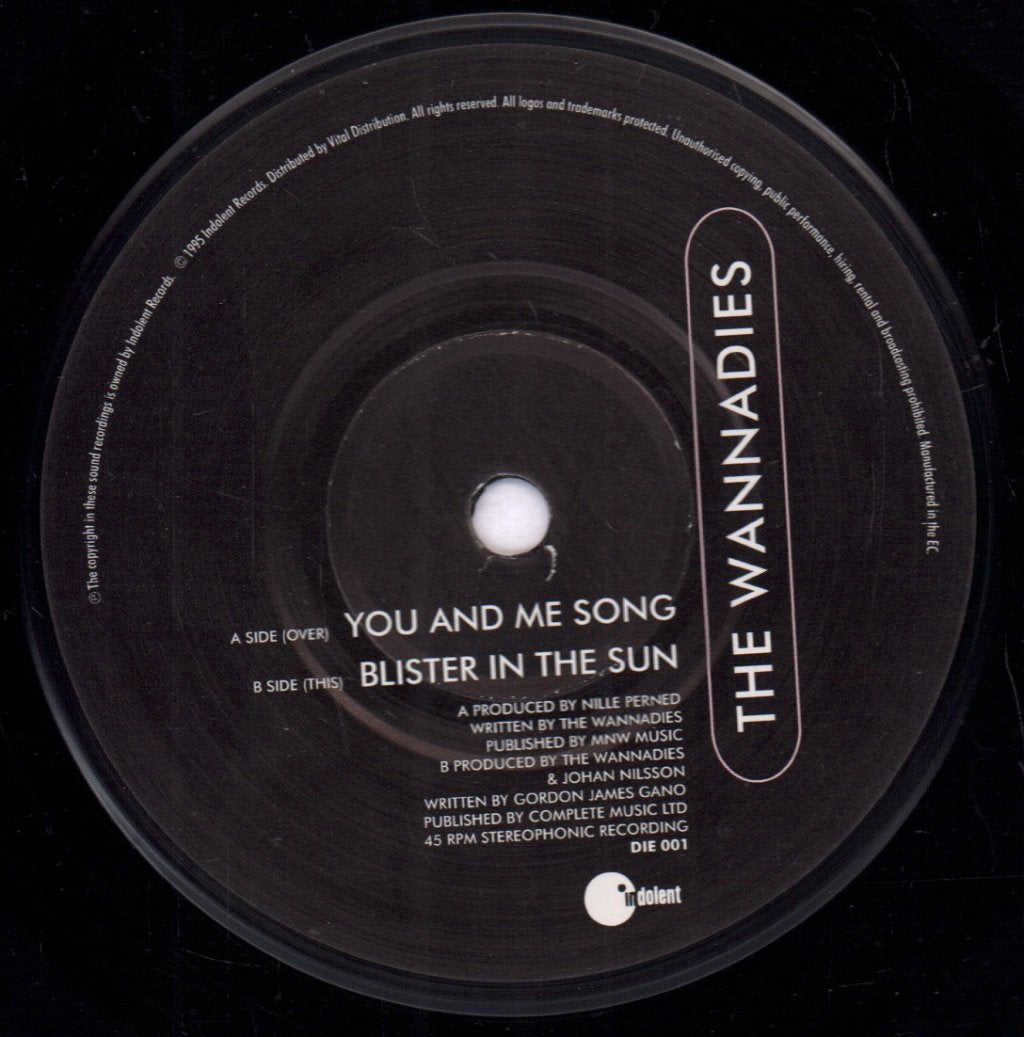 Wannadies - You And Me Song - 7 Inch