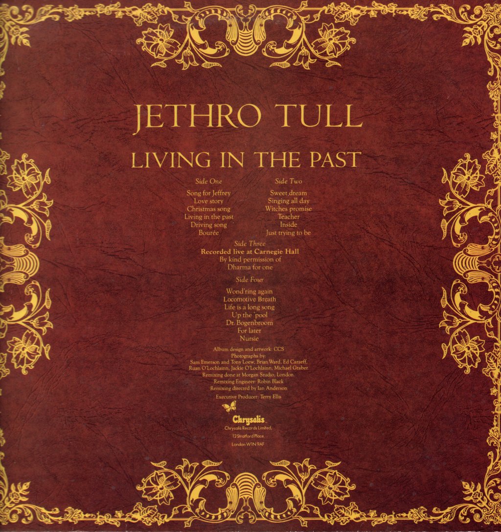 Jethro Tull - Living In The Past - Double Lp