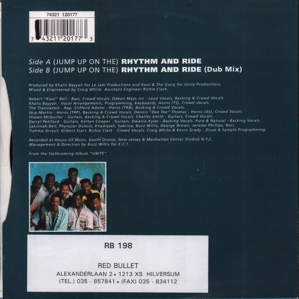 Kool And The Gang - Jump Up On The Rhythm And Ride - 7 Inch