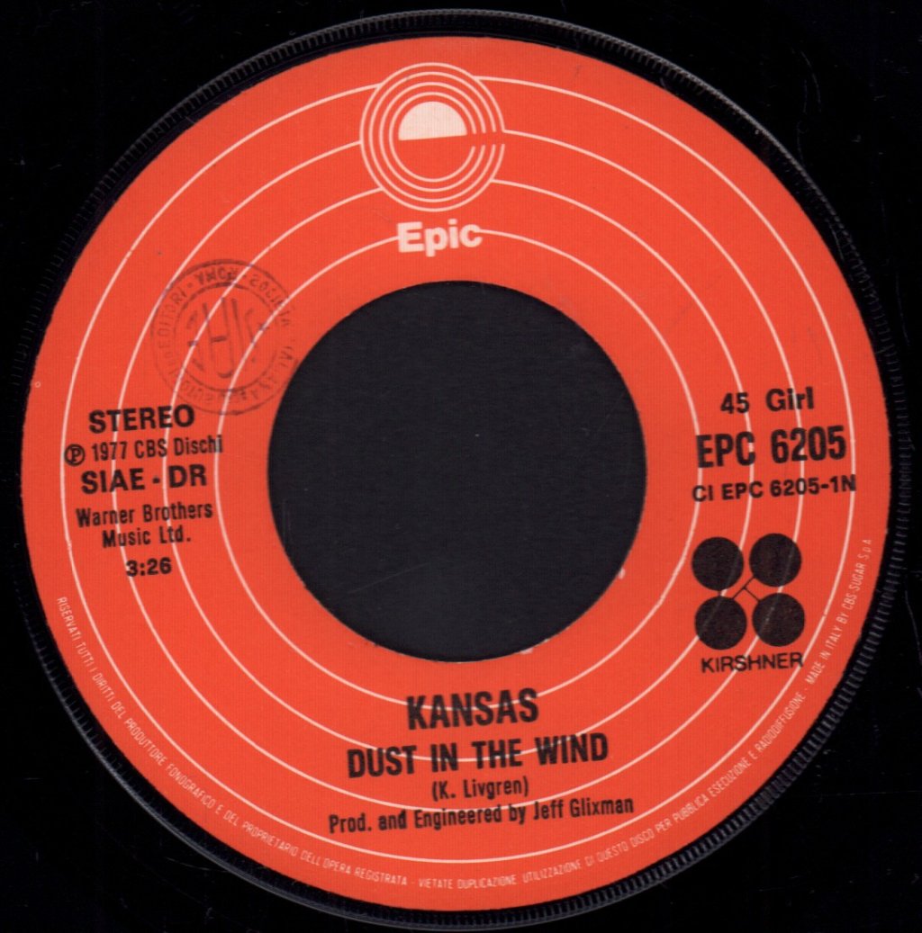 Kansas - Dust In The Wind - 7 Inch