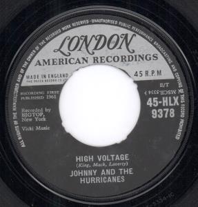 Johnny And The Hurricanes - High Voltage - 7 Inch
