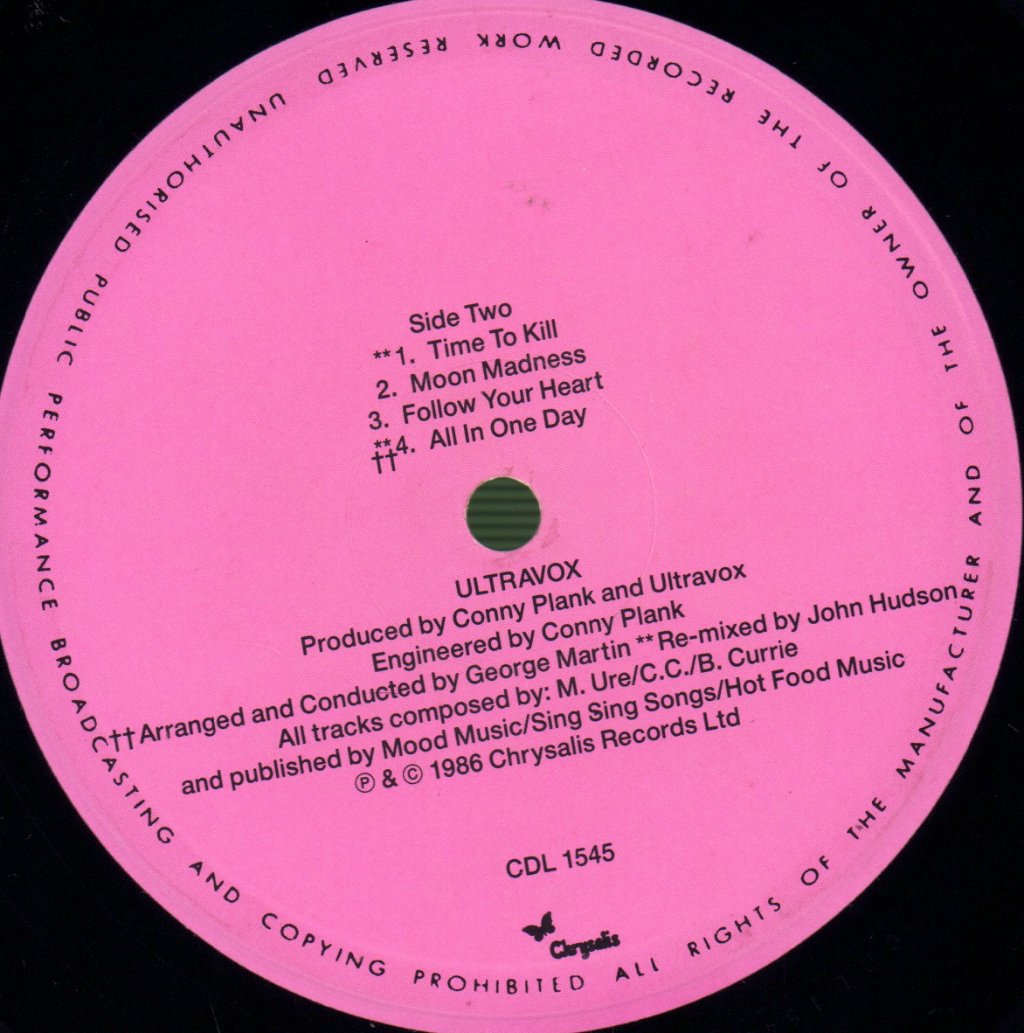 Ultravox - U-VOX - Lp