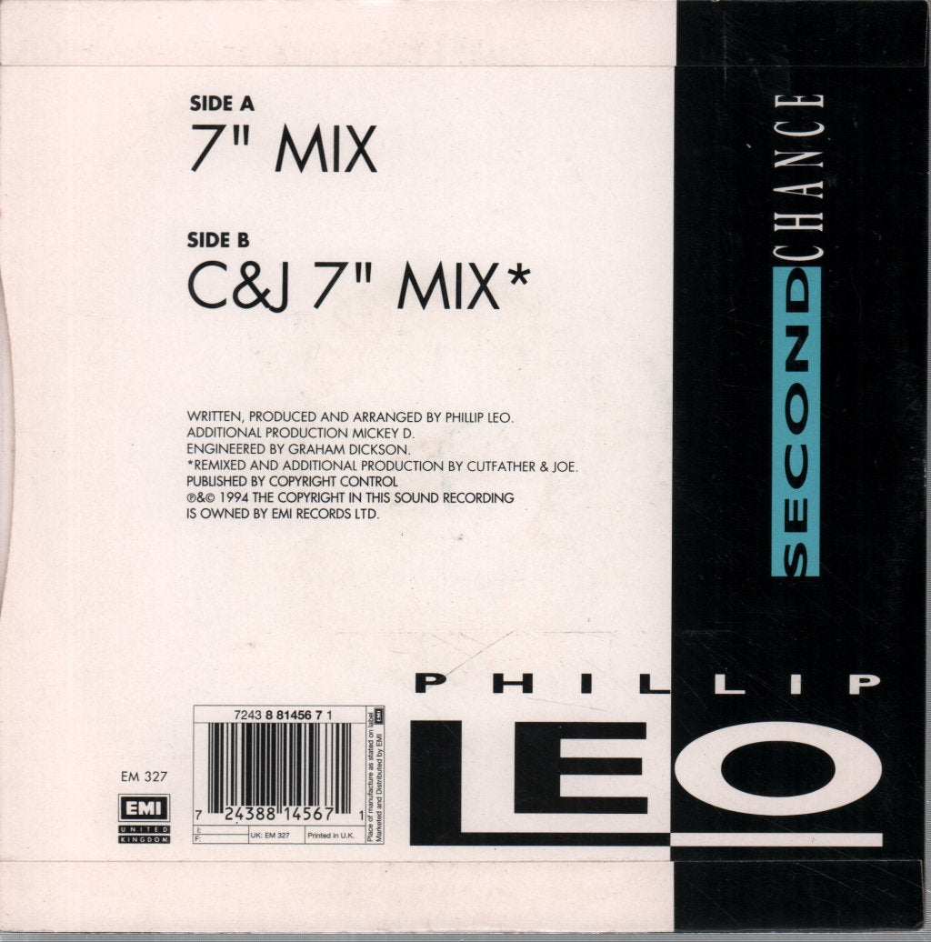 Phillip Leo - Second Chance - 7 Inch