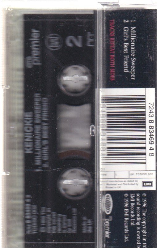 Kenickie - Millionaire Sweeper - Cassette