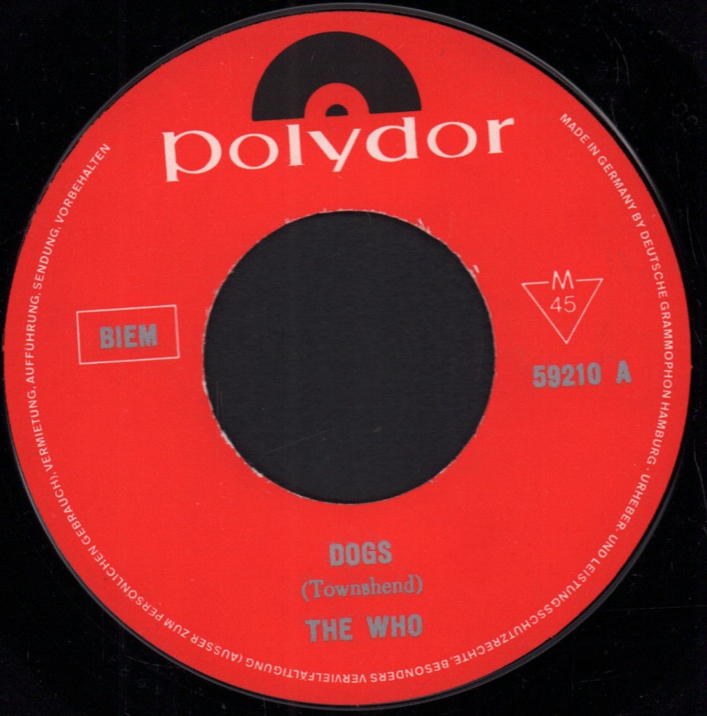 Who - Dogs - 7 Inch