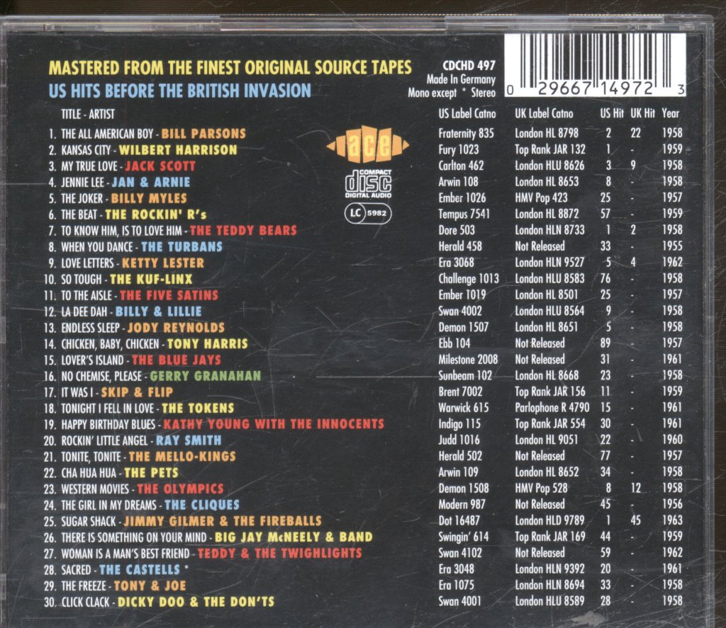 Various Artists - Golden Age Of American Rock 'N' Roll Volume 3 - Cd