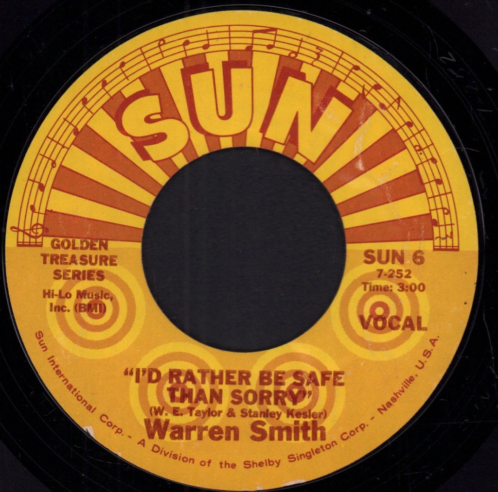 Warren Smith - Rock 'N' Roll Ruby - 7 Inch