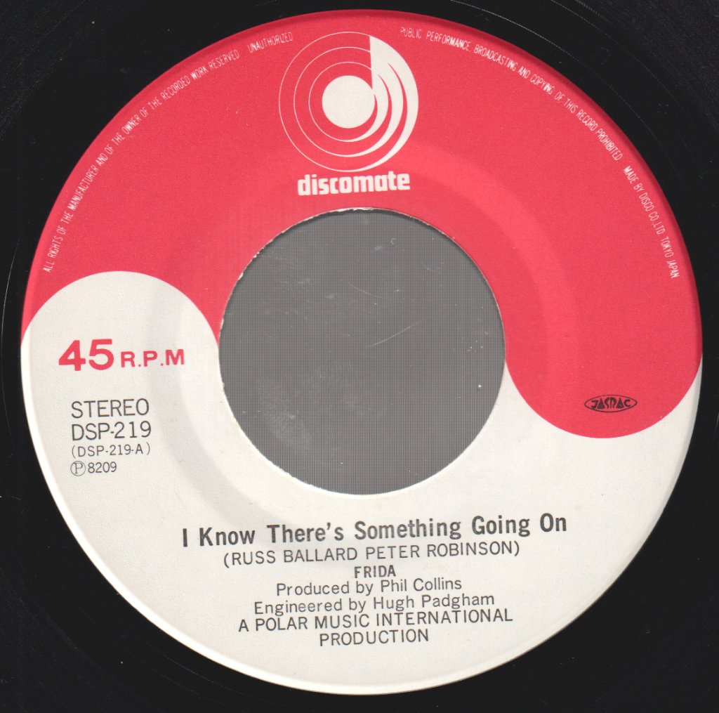 Frida - I Know There's Something Going On / Threnody - 7 Inch