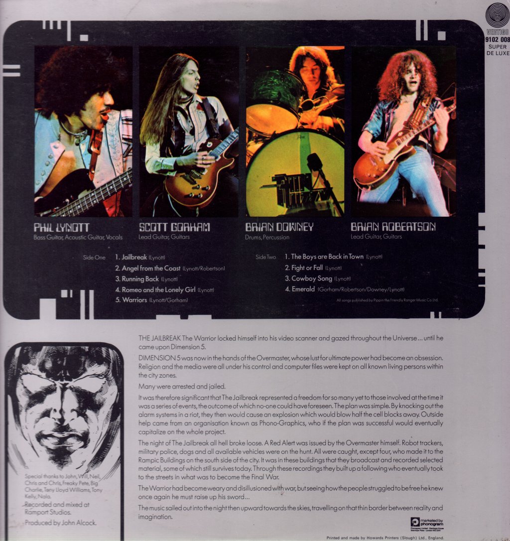 Thin Lizzy - Jailbreak - Lp