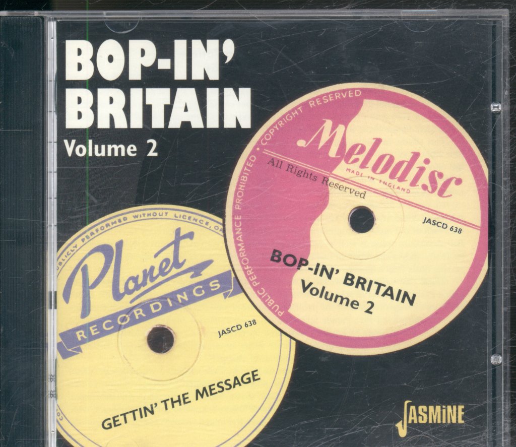 Various Artists - Bop-In' Britain Volume 2 - Gettin' The Message - Cd