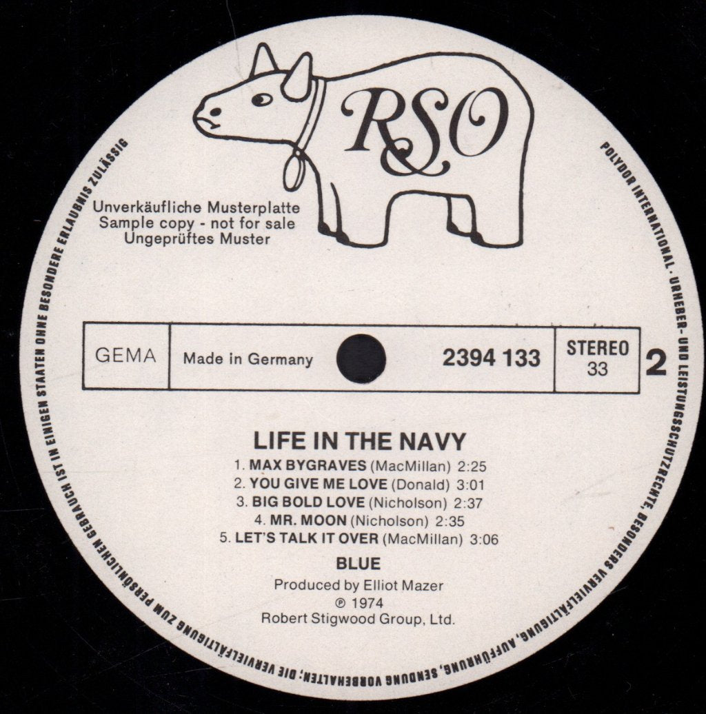 Blue (70'S Pop/Rock Group) - Life In The Navy - Lp