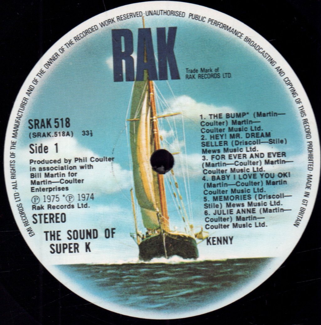 Kenny - Sound Of Super K - Lp