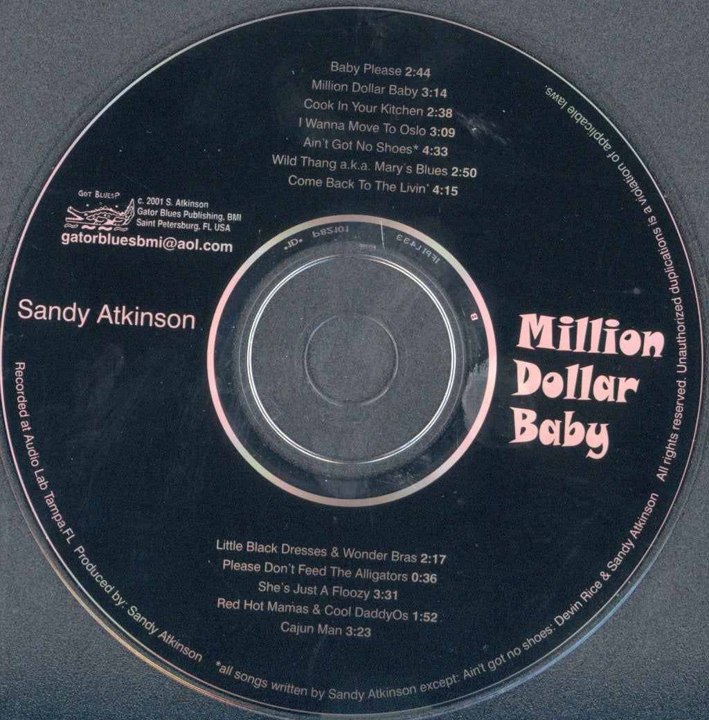 Sandy Atkinson - Million Dollar Baby - Cd