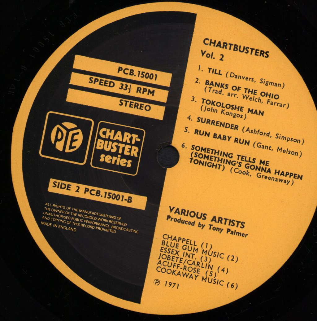 Various Artists - Pye Chart Busters Volume 2 - Lp