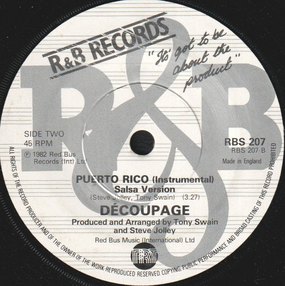 Puerto Rico - Decoupage - 7 Inch