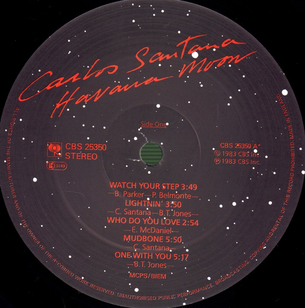 Carlos Santana - Havana Moon - Lp