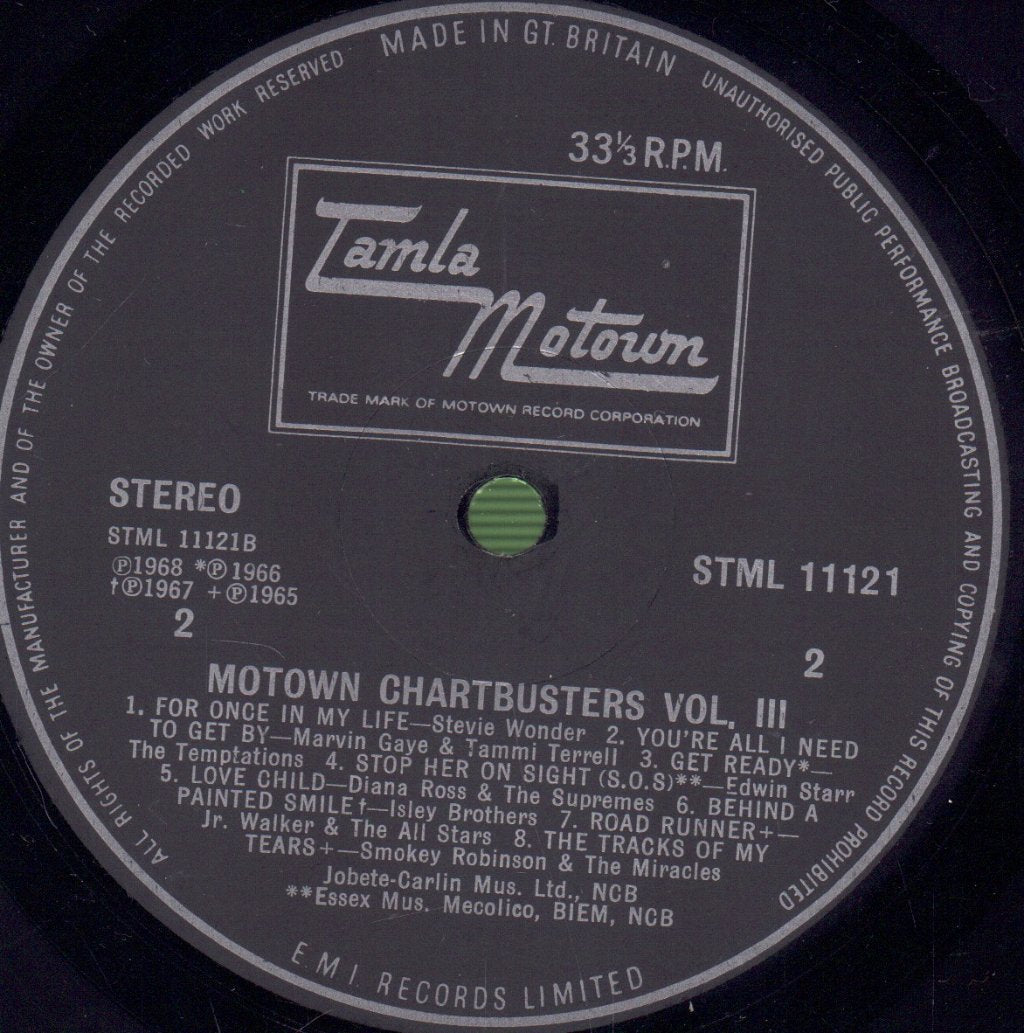 Various Artists - Motown Chartbusters Vol. 3 - Lp