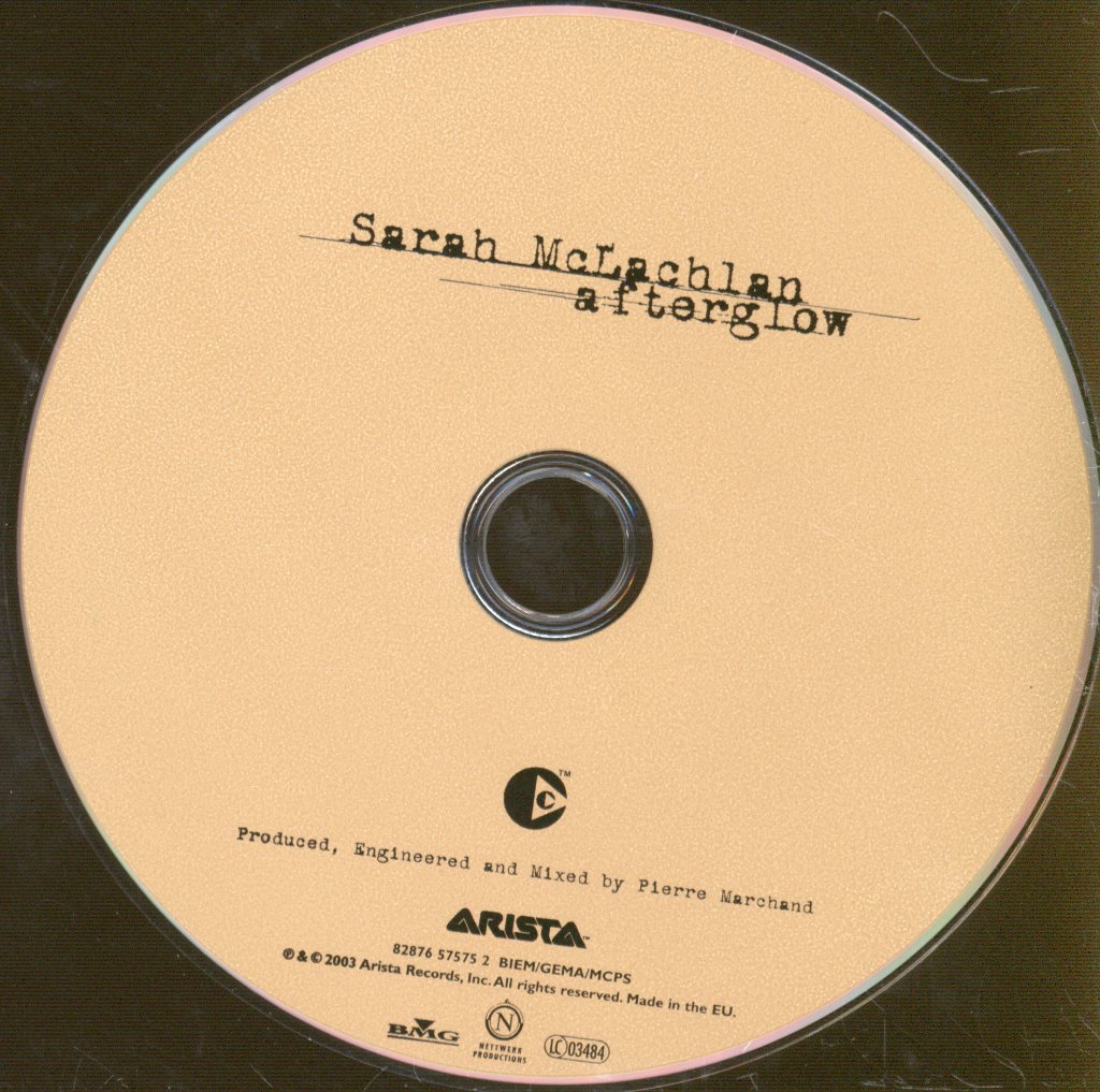 Sarah Mclachlan - Afterglow - Cd