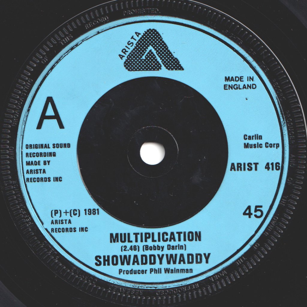 Showaddywaddy - Multiplication - 7 Inch