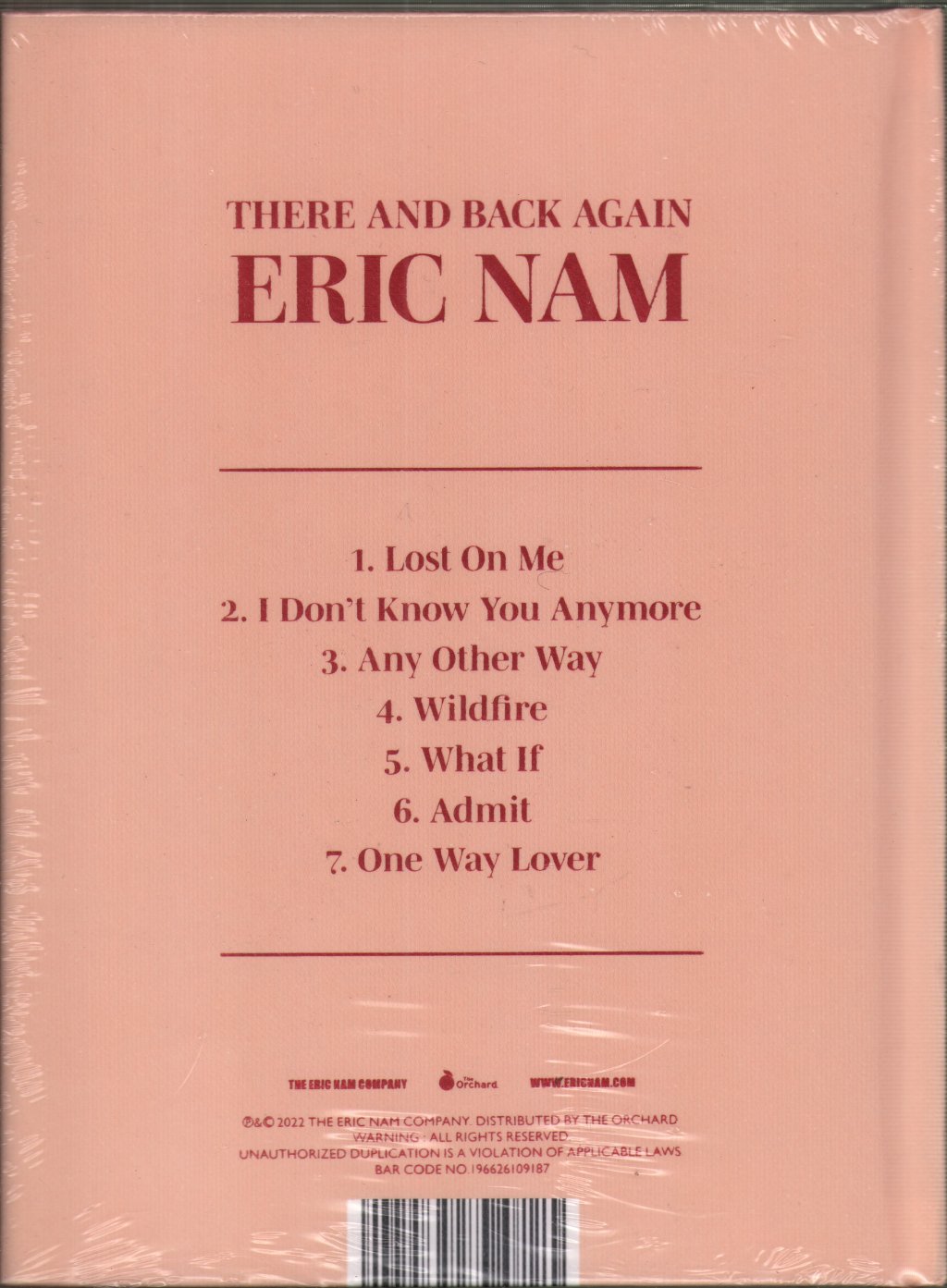Eric Nam - There And Back Again - Cd Box Set